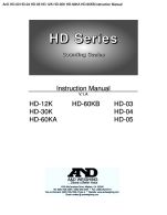 HD-03 HD-04 HD-05 HD-12K HD-30K HD-60KA HD-60KB instruction